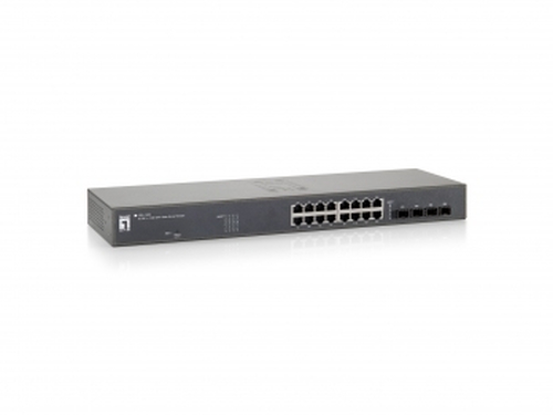 LevelOne 16 GE + 4 GE SFP Web Smart Switch