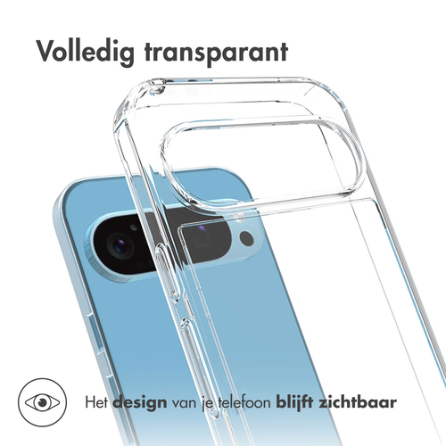 Accezz Xtreme Impact Backcover Google Pixel 9 / 9 Pro - Transparant, afbeelding 5