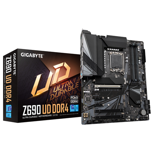 MB GIGABYTE Z690 UD DDR4 SOCKET 1700 12A GEN 4*DDR4 HDMI DP USB C UPC 0889523030103 - Z690 UD DDR4