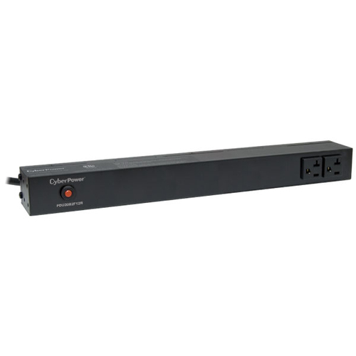 CyberPower PDU20B2F12R power distribution unit (PDU) 14 AC outlet(s) 1U Black
