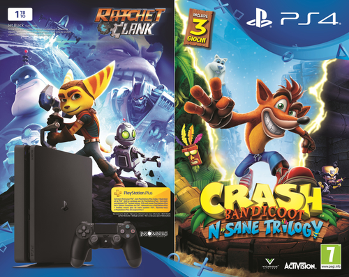 Sony Interactive Entertainment PS4 1TB + Ratchet & Clank + Crash Bandicoot: N’Sane Trilogy – image 2