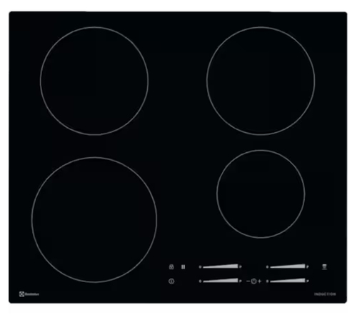 Electrolux GK58TSIO Черный Встроенный 58 cm Плита с зонами индукции 4 зона(ы)