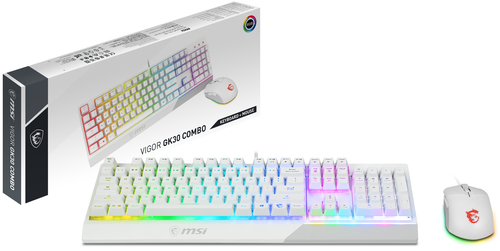 MSI Vigor GK30 Combo Wit -  Toetsenbord en muis set, afbeelding 5