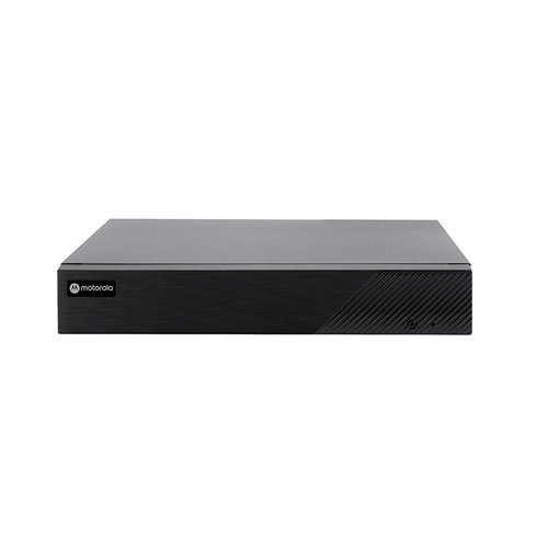 MTD041F0011 DVR MOTOROLA MTD041F0011 / 4 CANALES / 2 CANALES IPC ADICIONALES / 5MP FULL HD DE 1080P / ANALITICOS / H265 / H264 / MJPEG / SATA X1 / POS 2 CANALES / CYBERSEGURIDAD GDRP MTD041F0011