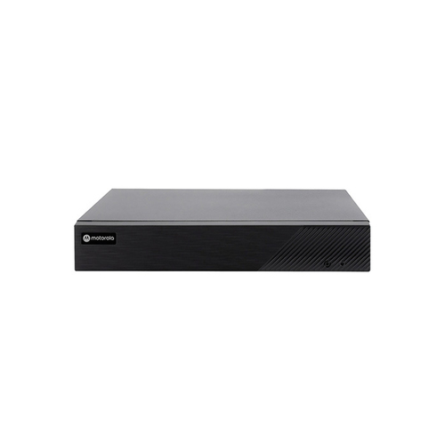 NVR MOTOROLA MTR08IP / 8 CANALES / 5MP FULL HD DE 1080P / ONVIF / ANALITICOS / H.265 / H.264 / MJPEG / SATA HDD X1 / POS 8 CANALES / CYBERSEGURIDAD GDRP - MTR08IP