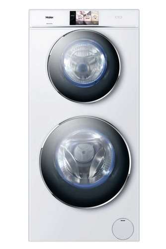 Haier Duo Dry HWD120-B1558U washer dryer Freestanding Front-load White