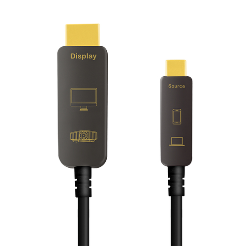 LogiLink CUF0102 video kabel adapter 20 m USB Type-C HDMI Type A (Standaard) Zwart, afbeelding 4