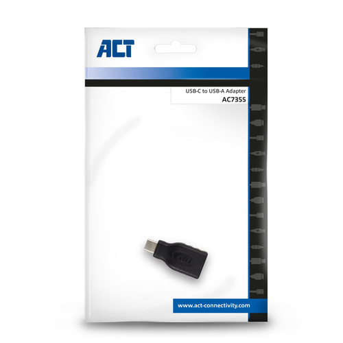 ACT USB 3.2 Gen1 Adapter, USB-C male naar USB-A female, afbeelding 4