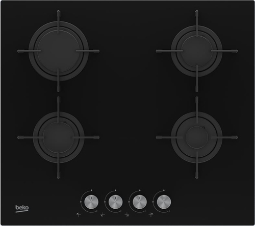 Beko HILG64221S hob Black Built-in