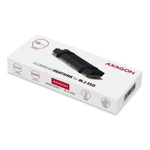 AXAGON CLR-M2L10 CLR-M2L10 M.2 SSD-koeler – Foto 8 van 8