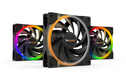be quiet! Light Wings 120mm Argb Pwm High Speed Triple Fan Pack - BL077 - image 1