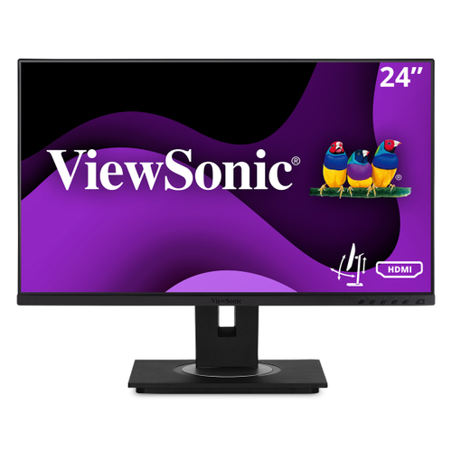 ViewSonic VG2448 - Monitor LED - 24 238 visible - 1920 x 1080 Full HD 1080p - IPS - 250 cd/m² - 10001 - 5 ms - HDMI VGA DisplayPort - altavoces - VG2448A