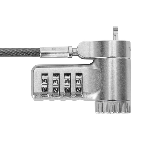 Targus ASP96RGLX. Product colour: Silver, Best uses: Monitor, Laptop, PC, Lock type: Combination lock. Cable length: 2 m, 