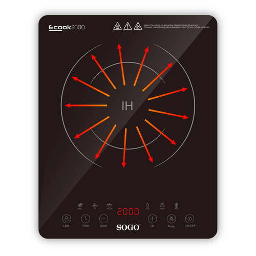 Sogo COC-SS-10246 hob Black Countertop – image 4