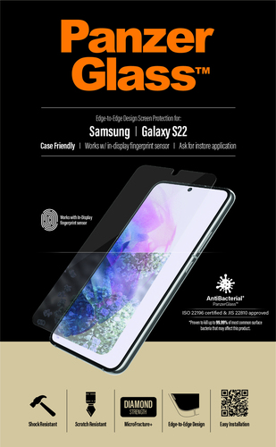 Panzerglass Samsung Galaxy New S Smartphone screenprotector Transparant, afbeelding 9