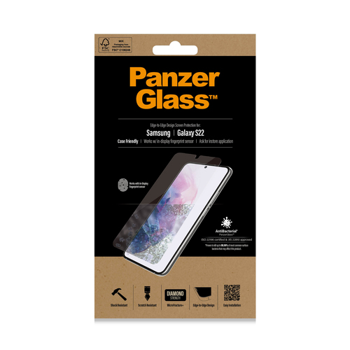 Panzerglass Samsung Galaxy New S Smartphone screenprotector Transparant, afbeelding 2