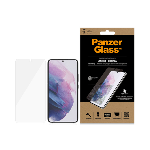Panzerglass Samsung Galaxy New S Smartphone screenprotector Transparant, afbeelding 3