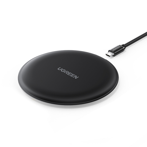 Ugreen 80537 mobile device charger Telephone Black USB Wireless charging