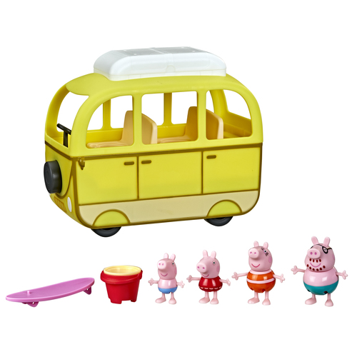 Hasbro Peppa Pig Peppa's Strand Camper speelfiguur, afbeelding 2