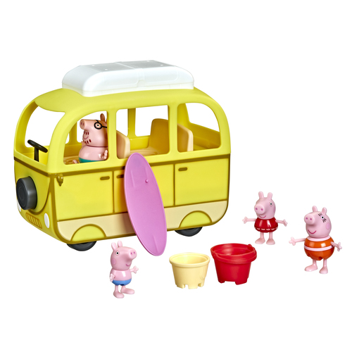 Hasbro Peppa Pig Peppa's Strand Camper speelfiguur
