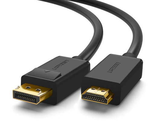 Cable DP Macho a HDMI Macho / Longitud 1.50 m / Soporta 4K30Hz / Soporta 3D / Cobre Estañado 28AWG / Blindaje interno múltiple / Transmisión Unidireccional / Botón de Liberación / Chip de Última Generación 10239 - Código: 10239 | Compra en Guadalajara