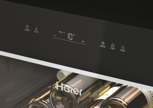 Haier Wine Bank 60 Series 5 HWS247GGU1 Compressor wine cooler Freestanding Black 247 bottle(s) – image 8