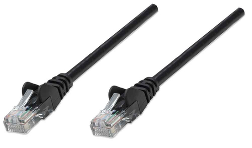 CABLE DE RED PATCH CAT5E  RJ45 76M NEGRO - 320788