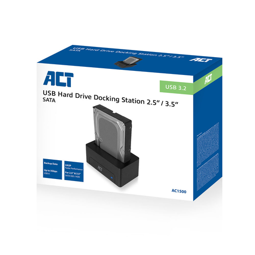 ACT Connectivity 2,5"/3,5" SATA harde schijf docking station dockingstation, afbeelding 4