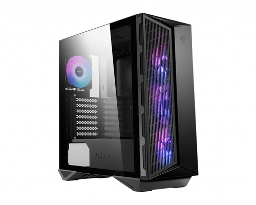 Gabinete Gamer MSI MPG Gungnir 111R Mid Tower ITX mATX ATX 4xFan ARGB Cristal Templado Color Negro MPG GUNGNIR 111R - MPG GUNGNIR 111R