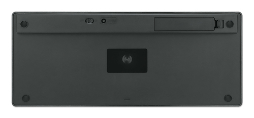 Manhattan Ultra Slim Dual-Mode Wireless Keyboard, German Quertz layout, Bluetooth (v3.0) and Wireless (2.4GHz), 78 low profile scissor keys, Auto Power Manageme – image 3