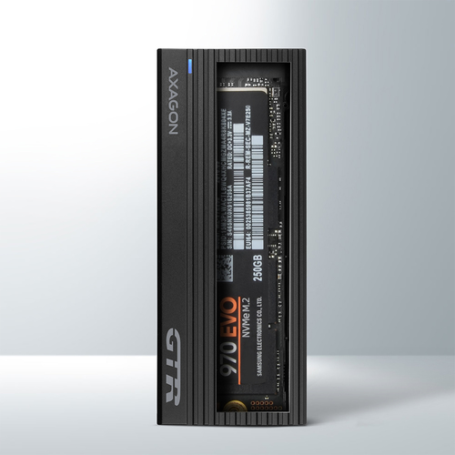 AXAGON EEM2-GTR USB-C 3.2 Gen2 - M.2 NVMe SSD THIN RIB 42-80mm box *USBCM *USBCF *M.2, afbeelding 2