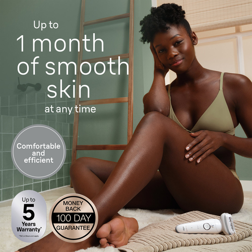 Braun Silk-épil 9 Epilator - White - image 4