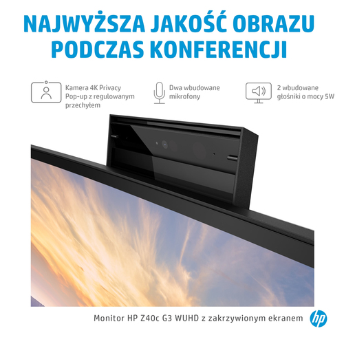 Monitor zakrzywiony 39.7 cali Z40c G3 5K 3A6F7AA