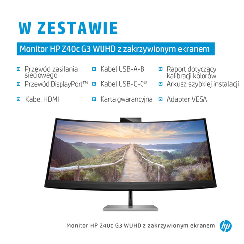 Monitor zakrzywiony 39.7 cali Z40c G3 5K 3A6F7AA