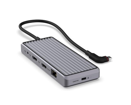 Unisynk 10 Port Dual Display USB-C Hub – image 1