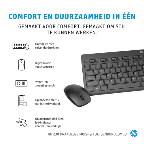 HP 230 - Tastatur  Maus Set - Englisch – Foto 9 von 10