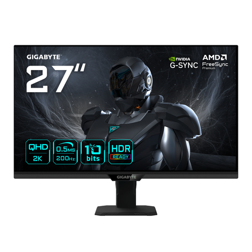 GIGABYTE G27Q20T computer monitor 68,6 cm (27 ) 2560 x 1440 Pixels Quad HD LED Zwart
