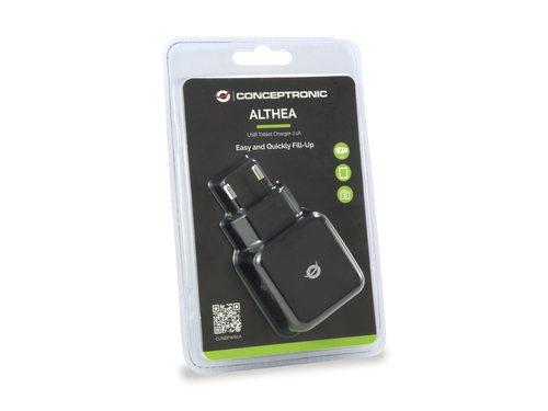 Conceptronic 2-Port USB Tablet Charger 2.1A – image 3