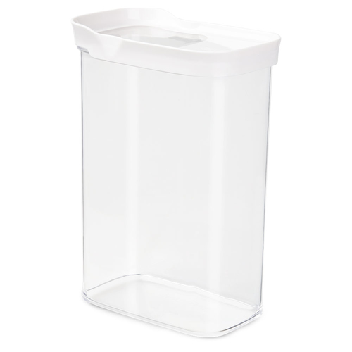 EMSA Optima Rectangular Container 2.2 L Transparent, White 1 pc(s)