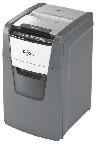 Rexel Optimum AutoFeed 150M Automatischer Aktenvernichter Mikroschnitt P5 – Foto 4 von 7