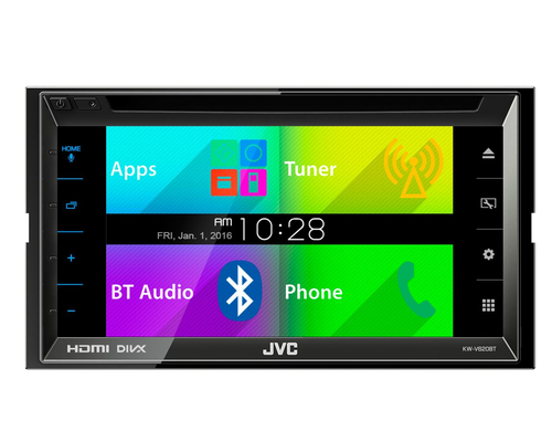 JVC KW-V620BTE car media receiver Black