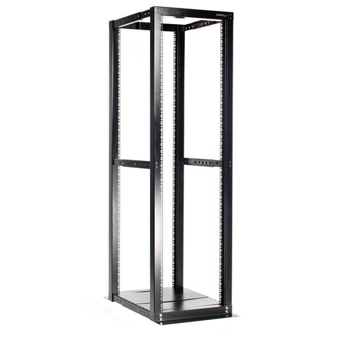 StarTech.com 42U Adjustable 4 Post Open Server Equipment Rack Cabinet