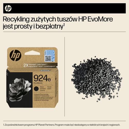 HP Inc. Tusz 924 Black 4K0V0NE