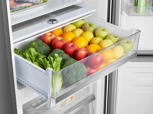 Hisense RB645N4BFE 200cm 60/40 Total No Frost Fridge Freezer - Black / Stainless Steel - E Rated, Black - image 6
