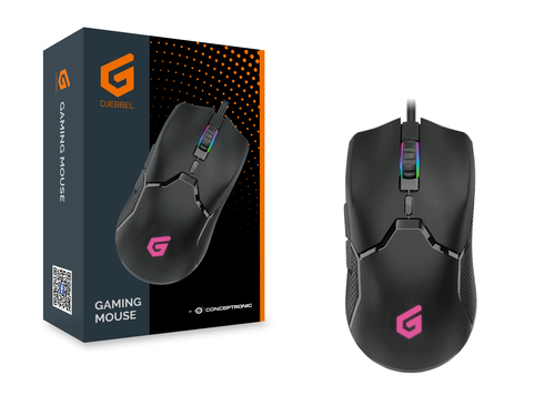 CONCEPTRONIC Gaming USB muis, 7200 DPI, IC sensor,DJEBBEL05B, afbeelding 2