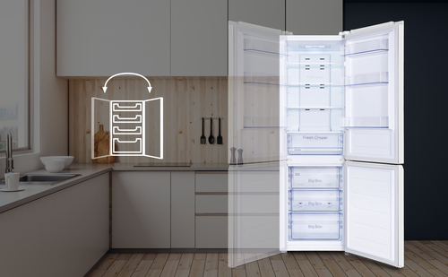 TCL RF282BSF0UK fridge-freezer Freestanding – image 9
