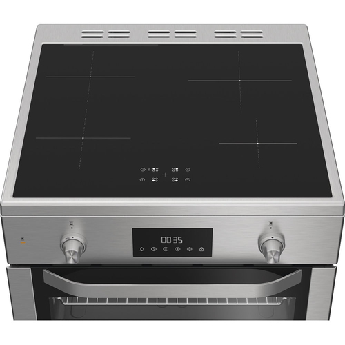 Hotpoint HDE6IDC2X 60cm Double Oven Electric Cooker in Stainless Steel - image 5