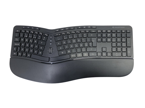 CONCEPTRONIC Wireless Keyboard+Mouse,ergo,Layout portugie.zwart, afbeelding 2