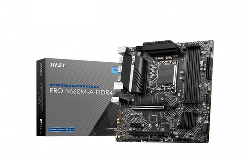 MB MSI PRO B660M-A DDR4 1700 MATX PRO B660M-A DDR4 - Código: PRO B660M-A DDR4 | Compra en Guadalajara