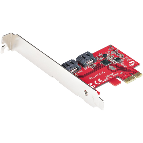 TARJETA PCIE CONTROLADORA 2  PUERTOS SATA ASM1061 SIN RAID - Código: 2P6G-PCIE-SATA-CARD | Compra en Guadalajara